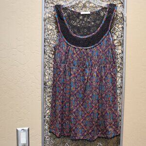 Just Ginger lace trim tank